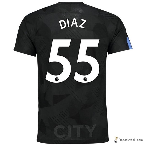 Camiseta Manchester City Replica Tercera Ropa Diaz 2017/18